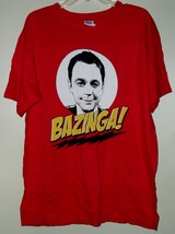 Bazinga Big Bang Theory T Shirt Sheldon Cooper Jim Parsons Size Large - £15.97 GBP