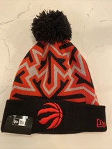 Brand New Adult New Era Toronto Raptors NBA On Court Collection Pom Knit Hat - £11.90 GBP