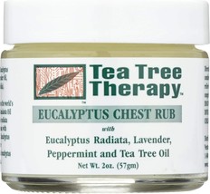 Tea Tree Therapy Eucalyptus Chest Rub Eucalyptus Australiana Lavender Peppermint - £19.47 GBP