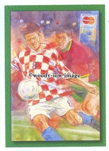 TC0135 - 1996 European Championship - Croatia &amp; Portugal - art postcard - £1.99 GBP