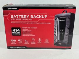  CyberPower LE1000DG 1000VA 530W UPS Battery Backup Surge Protector LCD - $94.05