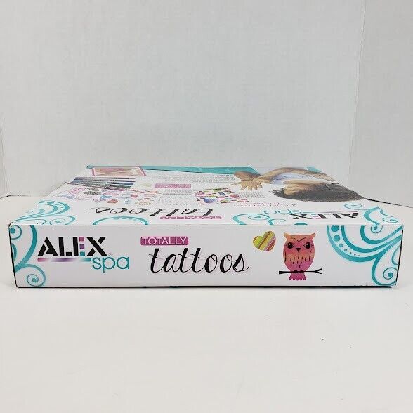 New Alex Spa Totally Temporary Tattoo Kit for Girls Fashion Activity ...