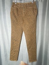 Time and Tru Women&#39;s Jeans Size 6, Cheetah Print - £8.24 GBP