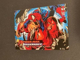 1994 Amazing SPIDER-MAN - Base Card # 116 SPIDER-MAN Vs. Juggernaut - £1.55 GBP