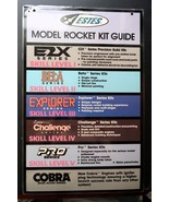 Estes Rockets Skill Level Store Display Hobby Shop Advertising Laminated... - €43,06 EUR
