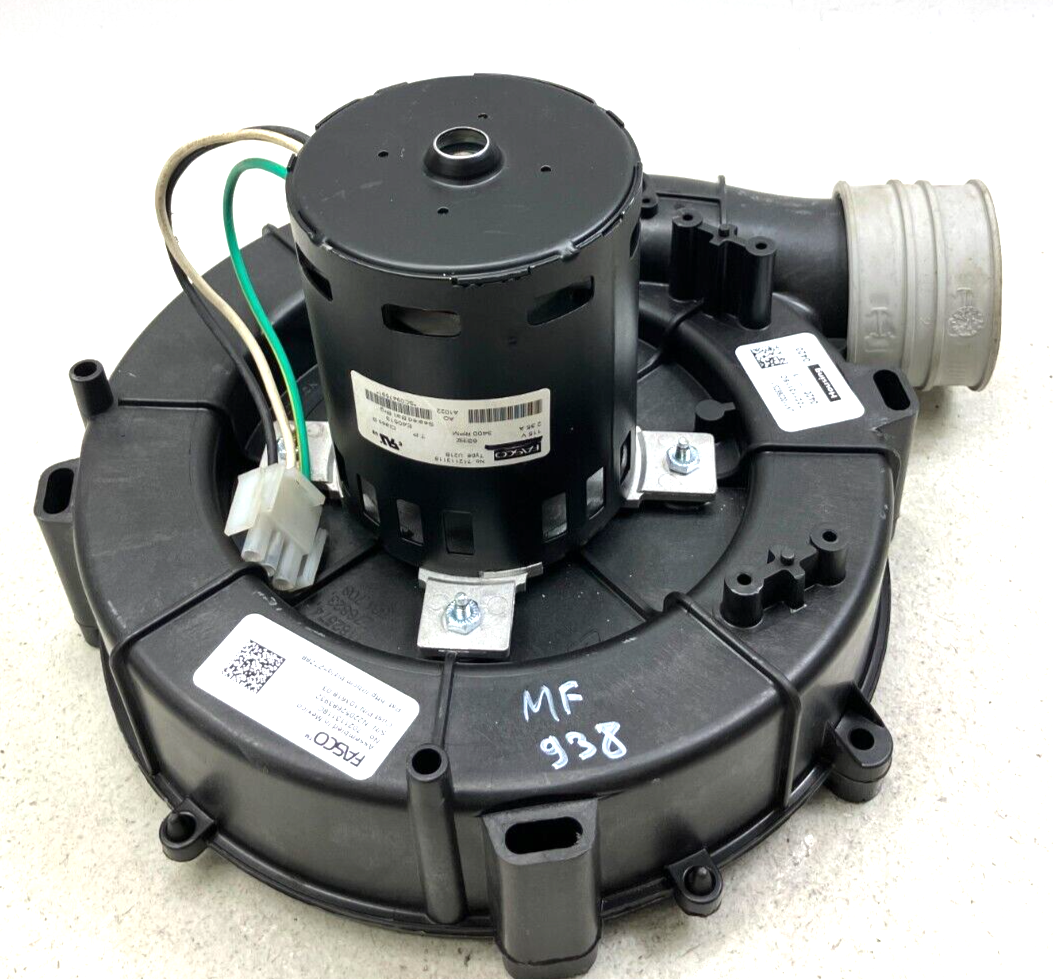 FASCO 702113118C U21B Draft Inducer Blower Motor Assembly 103618-03 used... - $139.00
