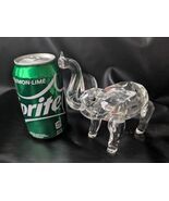 Godinger Shannon Crystal Elephant Good Luck Trunk Up Handmade 6 in Long - €39,57 EUR