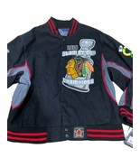 Chicago Blackhawks Winter Coat Boys Size 5/6 NHL Red Black Gray Sport NH... - $46.45