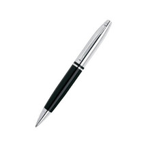 Cross Calais Chrome Ballpoint Pen - Black Lacquer - £38.84 GBP