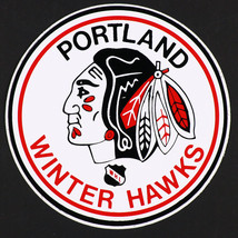 3&quot; Portland Winter Hawks WHL Vintage Winterhawks Red And White Decal / S... - $8.91