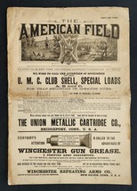 1891 Antique The American Field 32pg Hunting Ad Winchester Baker L C Smith Colt+ - £70.42 GBP