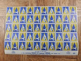 Easter Seals 1966 Stamp Sheet (50) - €3,18 EUR