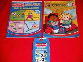 Fisher Price Kindergarten &amp; First Grade Workbooks &amp; Subtraction Cards Learning - £2.36 GBP