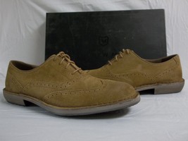 Andrew Marc Size 10.5 M Dyker Brown Leather Oxfords New Mens Shoes  - $117.81