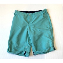 Gloria Vanderbilt Womens Size Large Mint Green Sport Shorts Gym Athletic Adjusta - £10.69 GBP