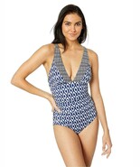Coastal Blue Women&#39;s Standard Colby One Piece Diamond Daze, Size M(8-10) - $23.19