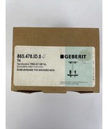 1 x  Geberit 865.478.ID.0 TurnControl Trim Kit Brushed Nickel FOREVERSHI... - $69.29