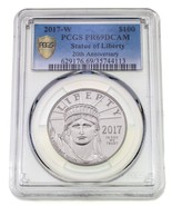 2017-W Platinum 1 Oz. Proof Liberty Graded by PCGS as PR69DCAM - $2,234.24 CAD