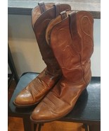 Black Jack Cowboy Boots 349 Ranch Hand Brown Round Toe Boots Size 11 D H... - $249.99