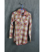 Vintage Western Shirt MWG Long Tail Red,Blue and Yellow Plaid Pattern - ... - $1,023.19 MXN