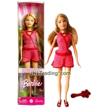 Year 2006 Barbie City Style 12&quot; Doll Caucasian Model SUMMER K9202 in Pink Dress - £35.96 GBP