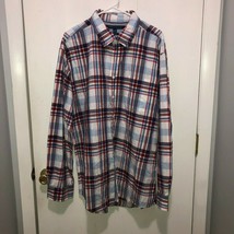 Tommy Hilfiger Custom Fit Plaid Button Down Shirt Men&#39;s XXL Colorful EUC - £12.61 GBP