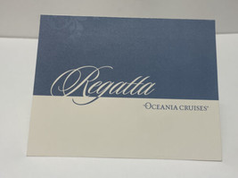 Regatta Oceania Cruises Invitation - £17.82 GBP