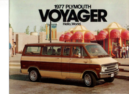 1977 Plymouth Voyager Van Vintage Car Sales Brochure Fc2  - £10.69 GBP