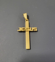 Gold Cross Pendant - $18.00