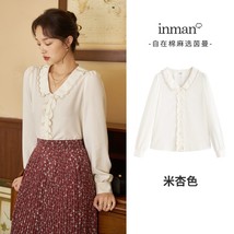  fashion women s blouses elegant chic women s shirts beaded lace lapel temperament tops thumb200