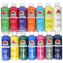 BIG 8oz Apple Barrel Acrylic Paint Matte - Mix &amp; Match Any Colors Build a Set - £9.47 GBP