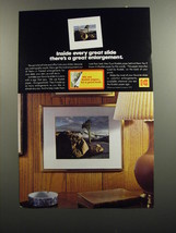 1979 Kodak Paper Ad - Inside every great slide there's a great enlargement - $18.49