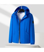 Fashion Clothing Men Clothes Men&#39;s Clothe Blue Waterproof Sport Jacket   - $55.35 CAD