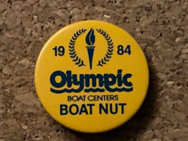 1984 Olympic Boat Centers Boat Nut &#39;84 Olympics Collectible 1.75&quot; - $7.61