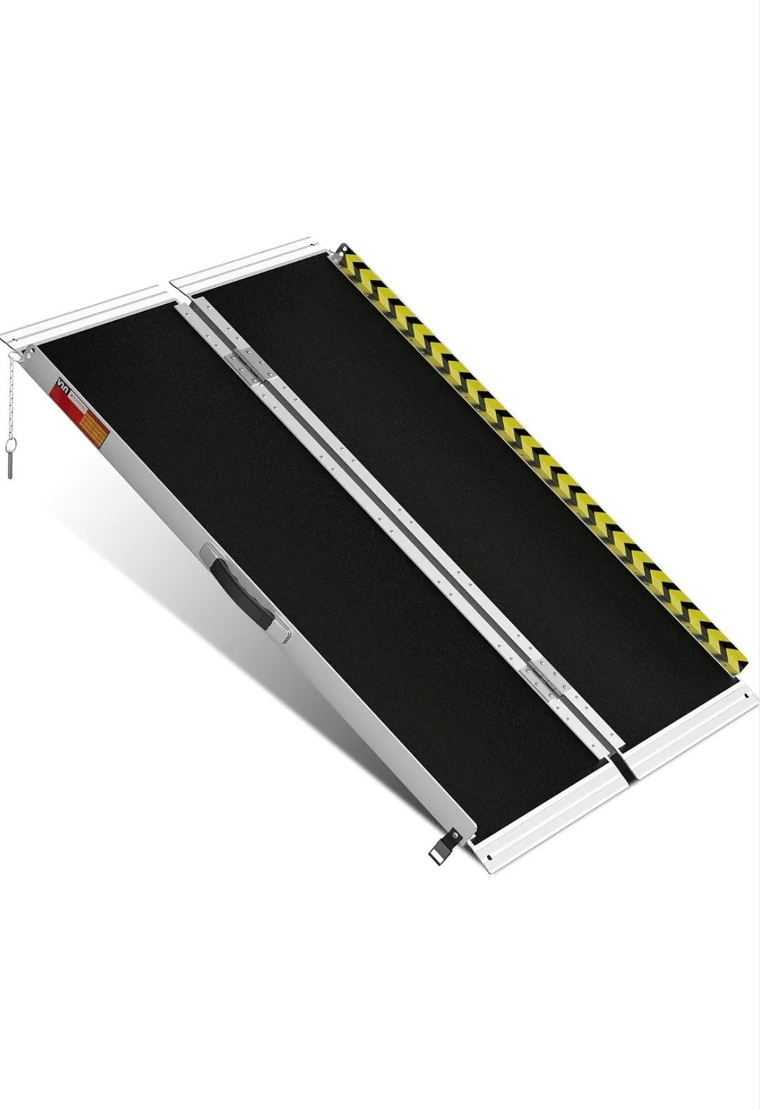 VNN Portable Wheelchair Ramp 4FT, Non-Slip Aluminum Folding Handicap Ram... - $138.59
