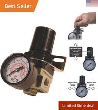Locking Air Regulator with Composite Knob - Durable Alloy Steel Construc... - $27.10
