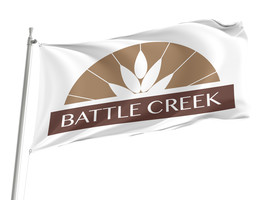Battle Creek, Michigan Flag,Size -3x5Ft / 90x150cm, Garden flags - £23.53 GBP