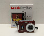 Kodak EasyShare C195 14.0MP Point &amp; Shoot Digital Camera Red 8GB SD Card - £27.79 GBP