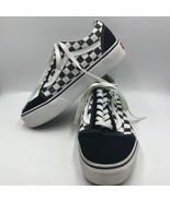 Vans Off the Wall Unisex Black and White Checkered Sneakers Men&#39;s 7 Wome... - $39.58