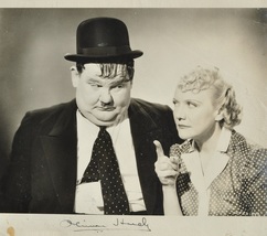 Oliver Hardy Signed Autographed Photo - Laurel &amp; Hardy - Hal Roach w/COA - £550.65 GBP