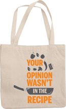 Your Opinion Wasn&#39;t In The Recipe Funny Sarcastic Cooking Quotes With Frying Pan - £17.46 GBP