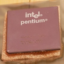 Intel Pentium 166 MHZ P166 x86 CPU Processor A80502166 - Tested & Working 02 - £18.30 GBP