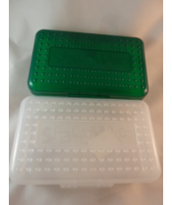 2 Vintage 2-Tone Plastic SpaceMaker Space Maker Pencil Box Clear &amp; dark ... - $21.83 CAD