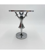 Pottery Barn Reindeer Pedestal Soap Holder Tray Metal Holiday Chromatic ... - €35,15 EUR
