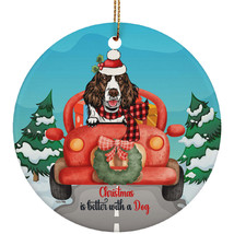 Christmas Is Better With A English Springer Ornament Gift Decor For Dog Lover - £13.62 GBP