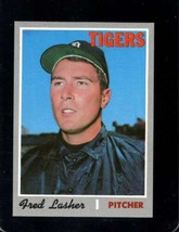 1970 Topps #356 Fred Lasher Vgex Tigers Nicely Centered *X47571 - £2.05 GBP