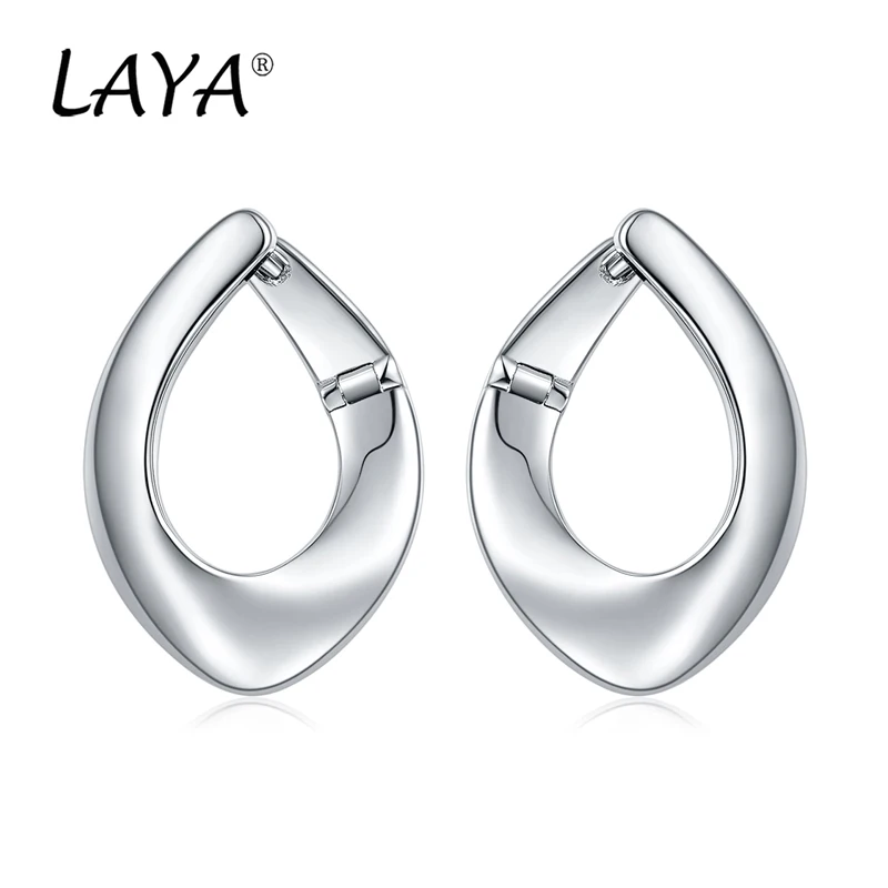 Drop Earrings For Women Mother&#39;s Day Oval Shape Personalized Design 925 Sterling - £30.85 GBP