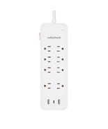 RadioShack 8 Outlet Power Strip + 2 USB ports + 1 USB-C ports with 2450J... - $460.20 MXN