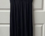 Rolla Coster Vintage Womens Medium Black Knit Faux Wrap Maxi Dress - $14.79