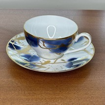 Cup and Saucer in Jubilant Days Gold by Noritake Contemporary Dining - £36.41 GBP